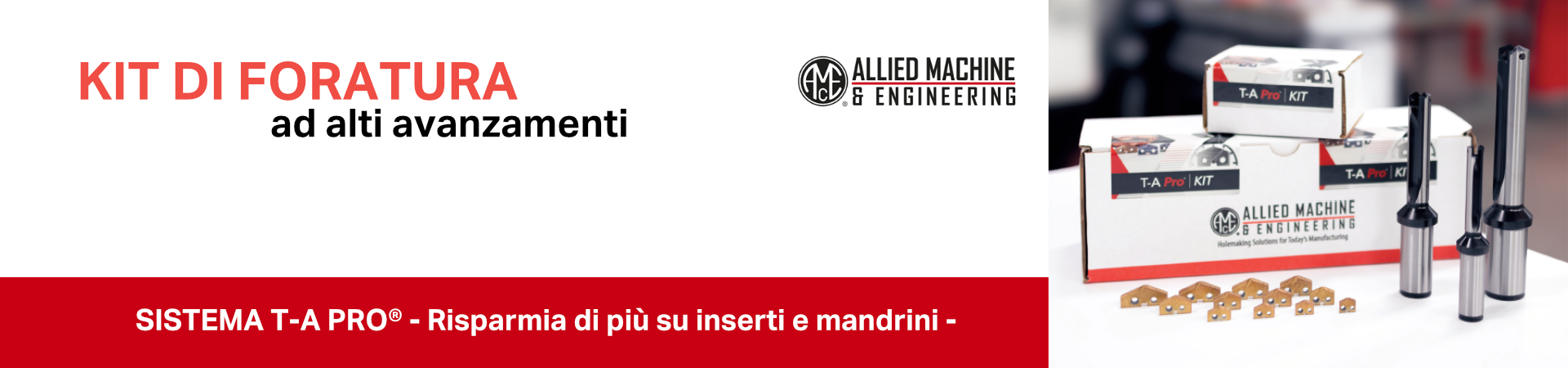 Nuovi KIT AMEC T-A PRO<sup>®</sup>: la soluzione intelligente per la foratura