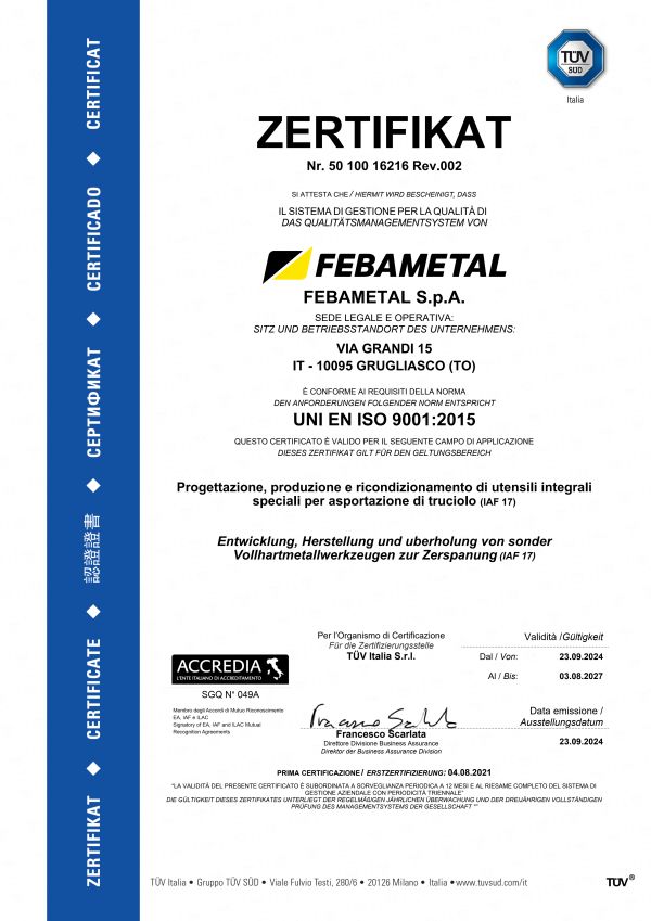 TUV ISO9001