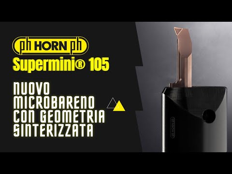 Embedded thumbnail for Nuovo Supermini<sup>®</sup> con geometria sinterizzata rompitruciolo